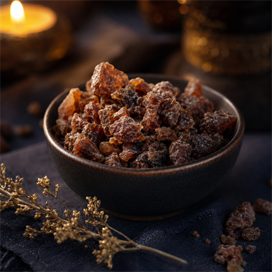 Myrrh resin as a gift of the Magi