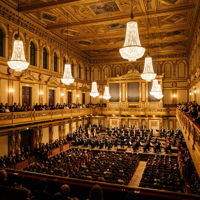 Der Goldene Saal des Wiener Musikvereins